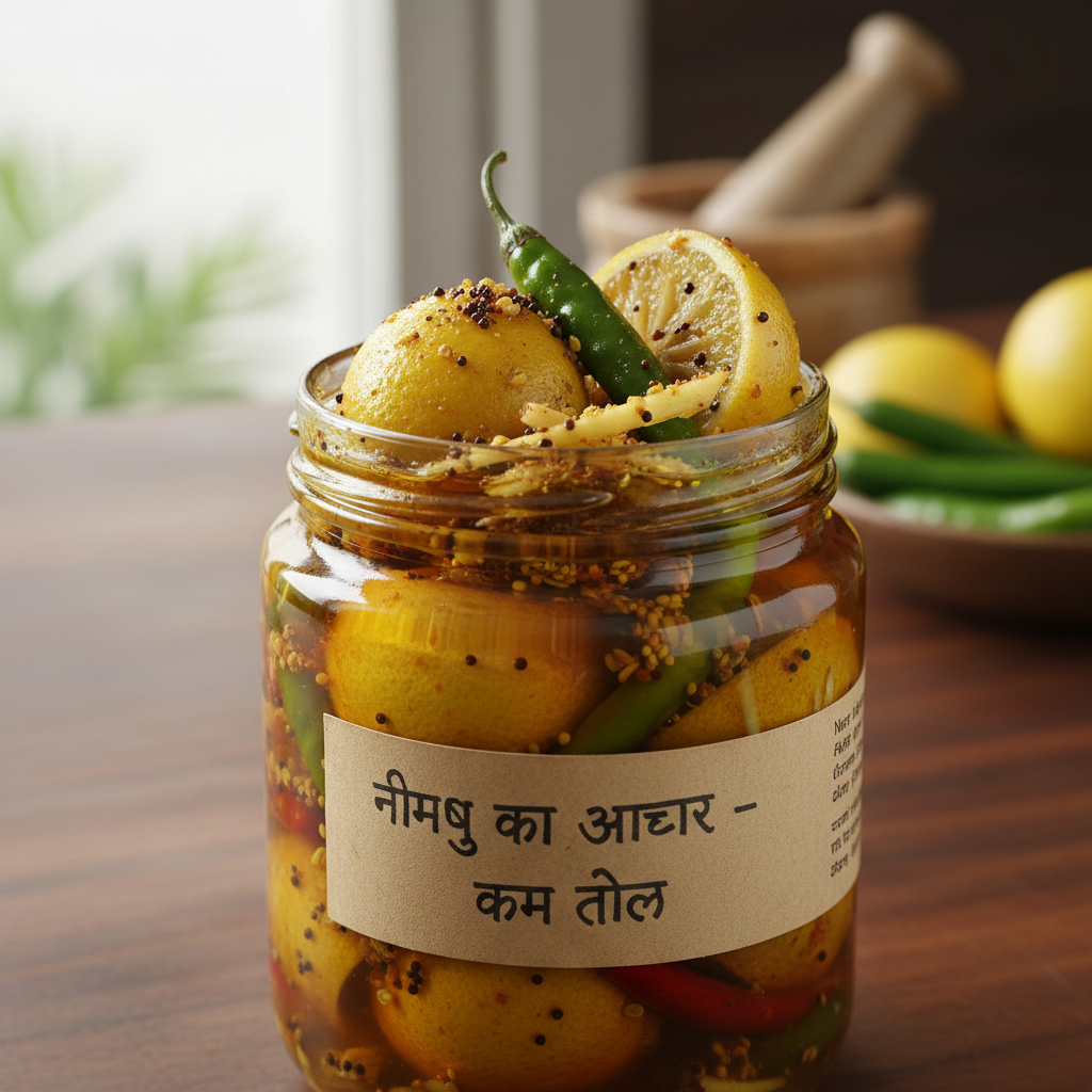 Artisanal Low-Oil Lemon Pickle