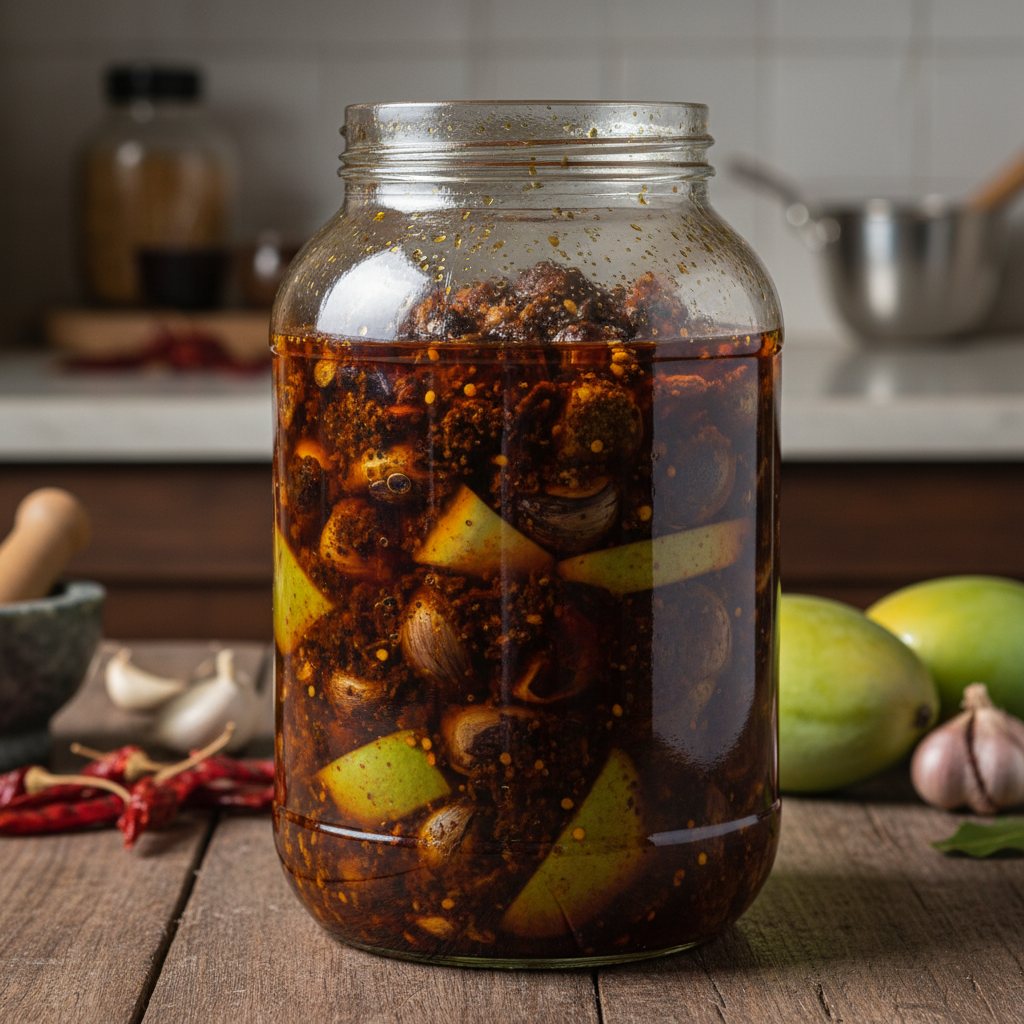 Artisanal Black Garlic & Mango Pickle