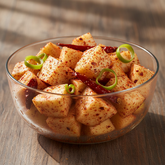 Artisanal Hot & Sweet Apple Pickle