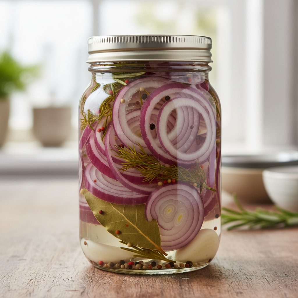 Artisanal Brined Red Onion Rings