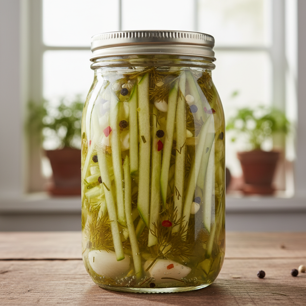 Artisanal Brined Cucumber Sticks